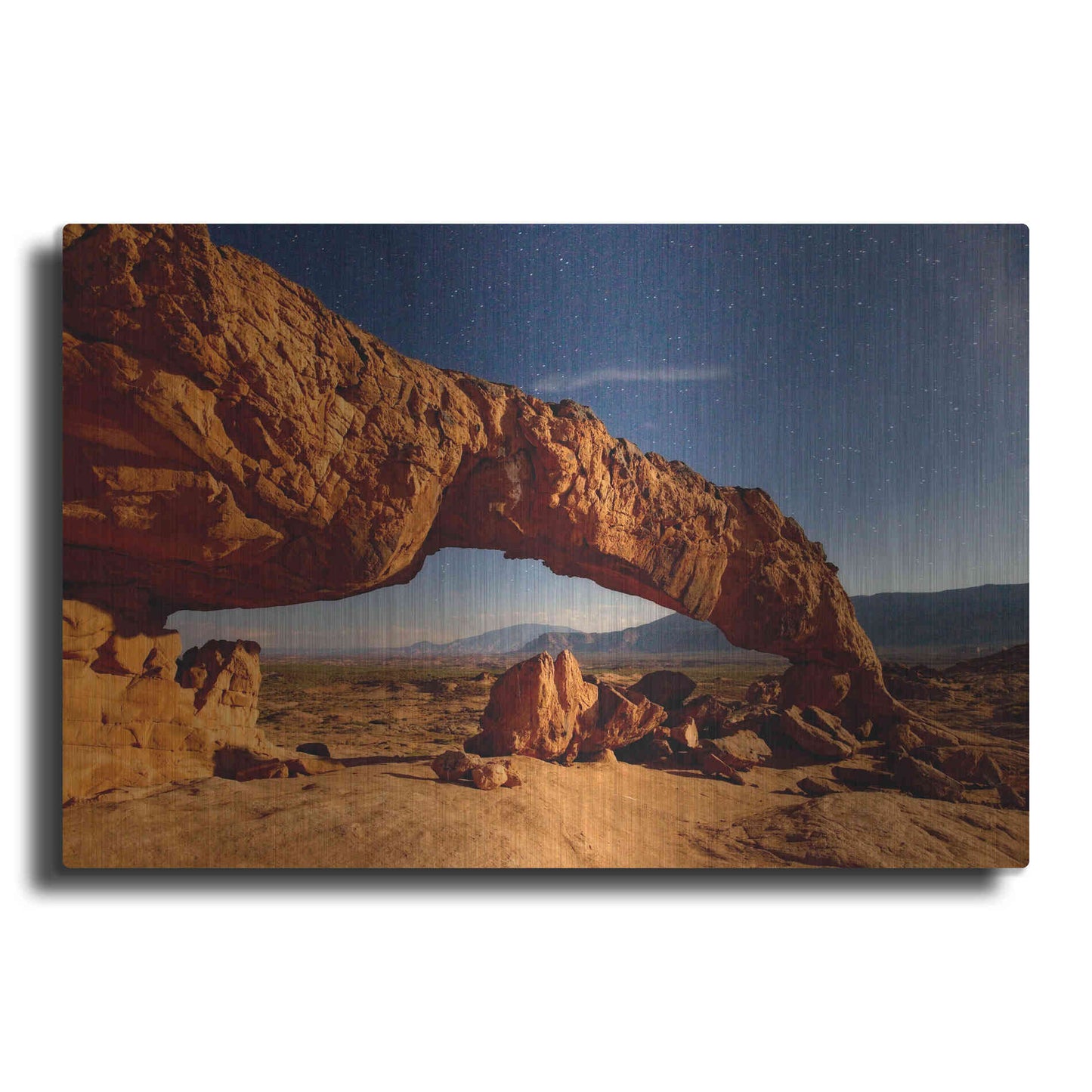 Luxe Metal Art 'Utah Sunset Arch' by Mike Jones, Metal Wall Art