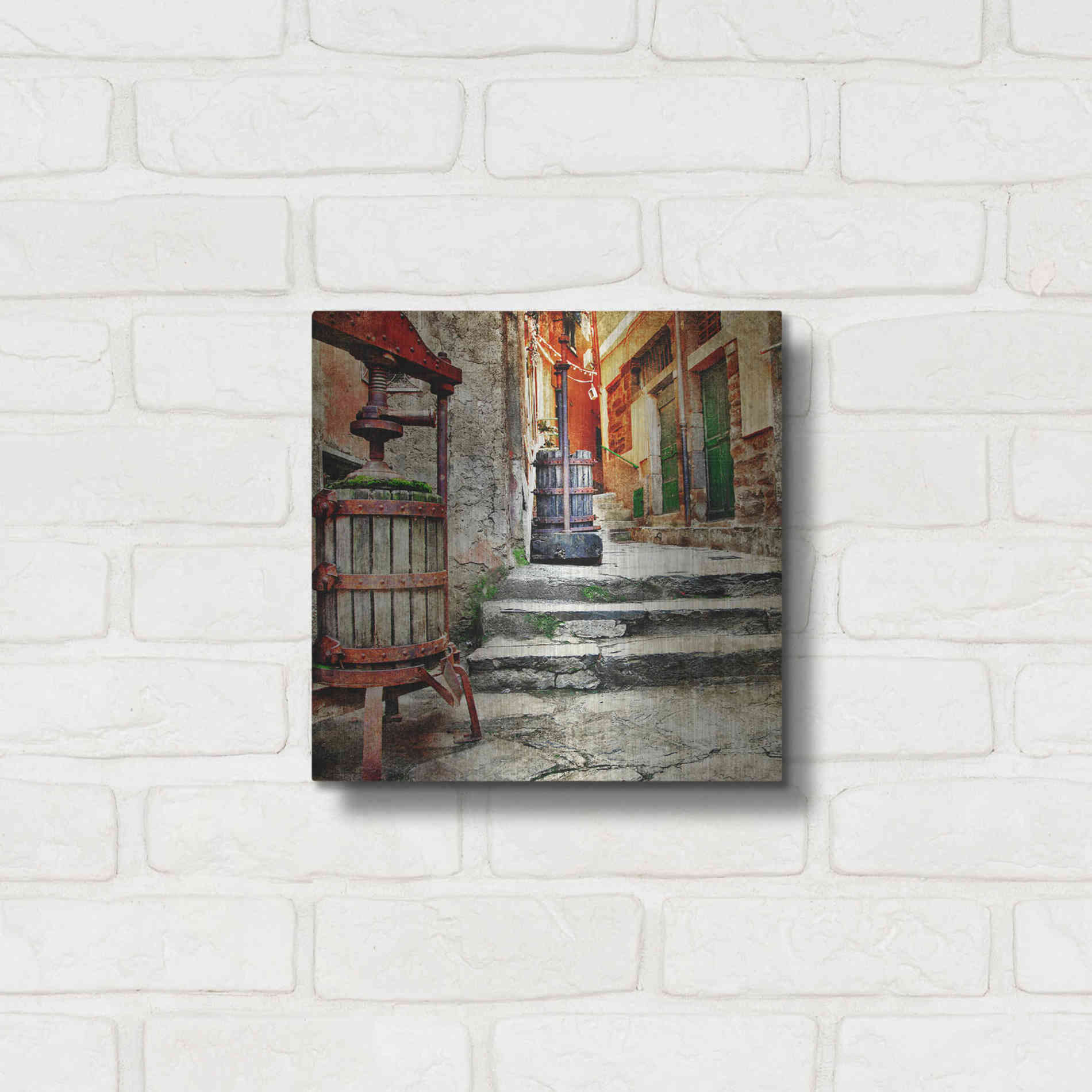 Luxe Metal Art 'Ciao Bella II' Metal Wall Art,12x12