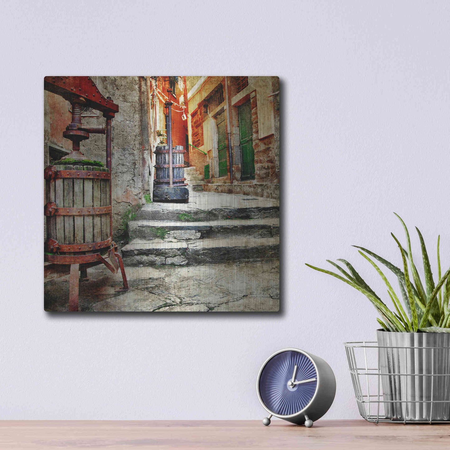 Luxe Metal Art 'Ciao Bella II' Metal Wall Art,12x12