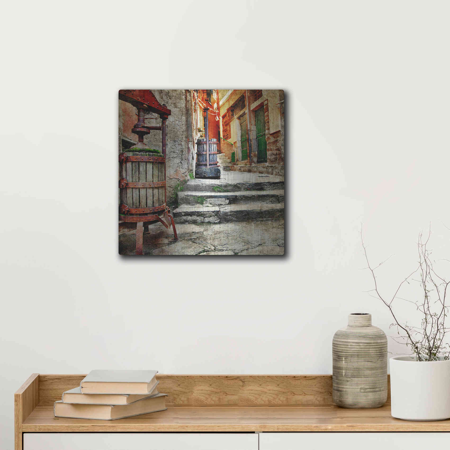 Luxe Metal Art 'Ciao Bella II' Metal Wall Art,12x12