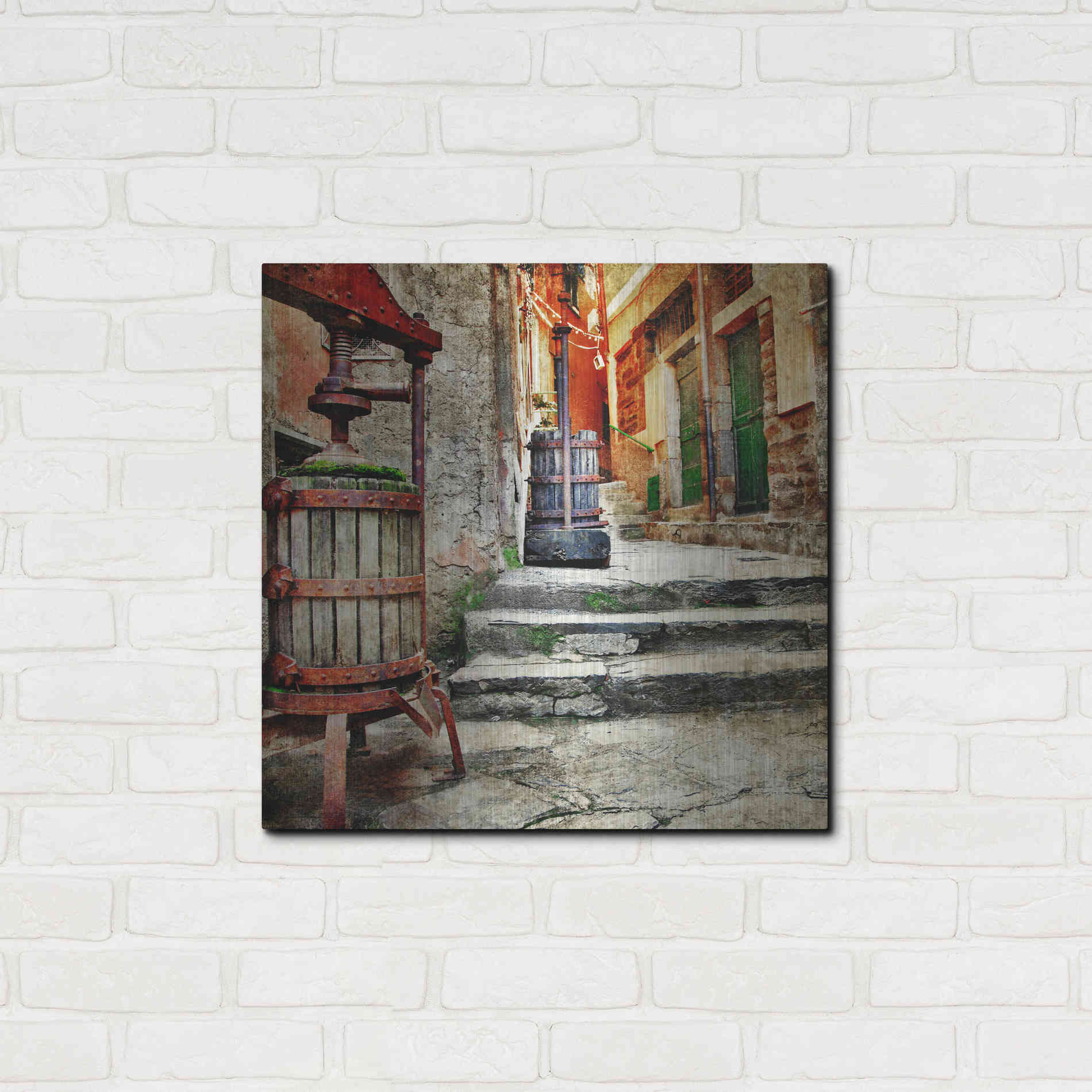 Luxe Metal Art 'Ciao Bella II' Metal Wall Art,24x24