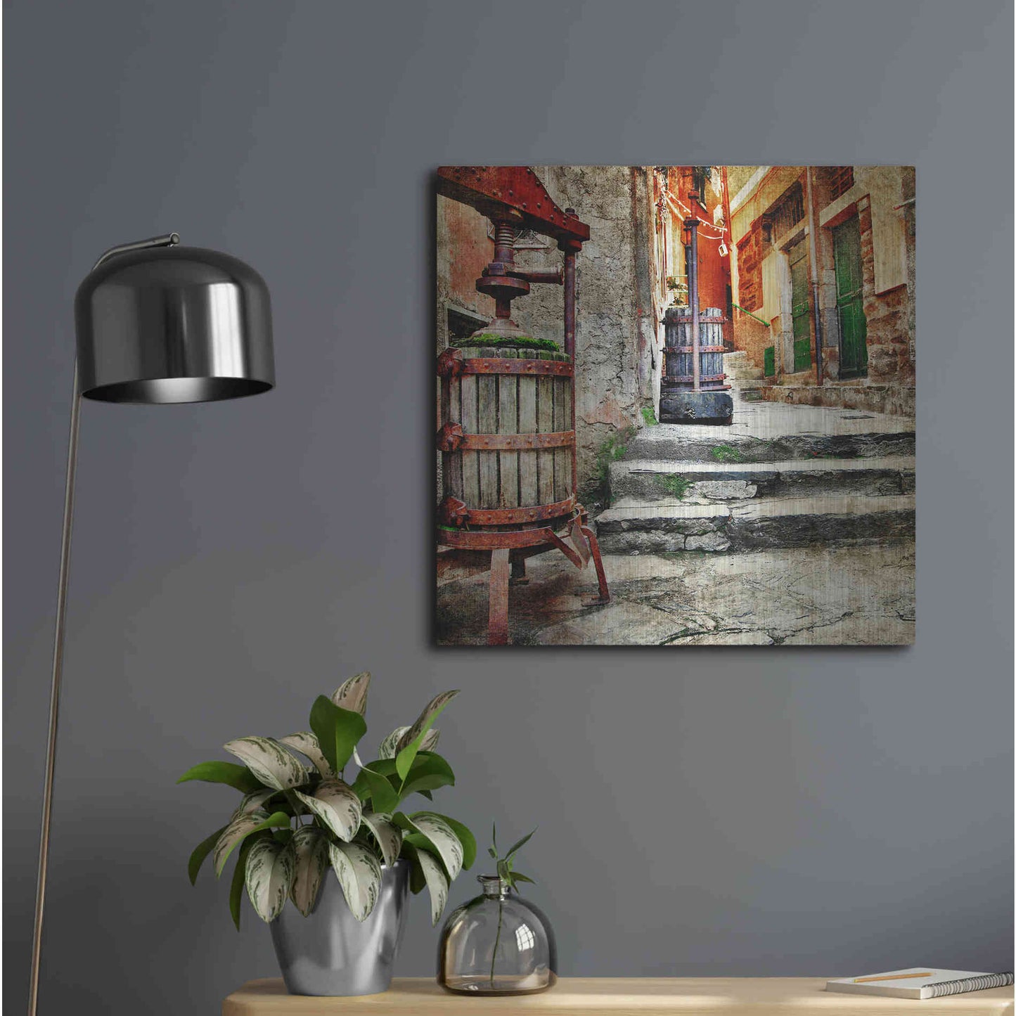 Luxe Metal Art 'Ciao Bella II' Metal Wall Art,24x24