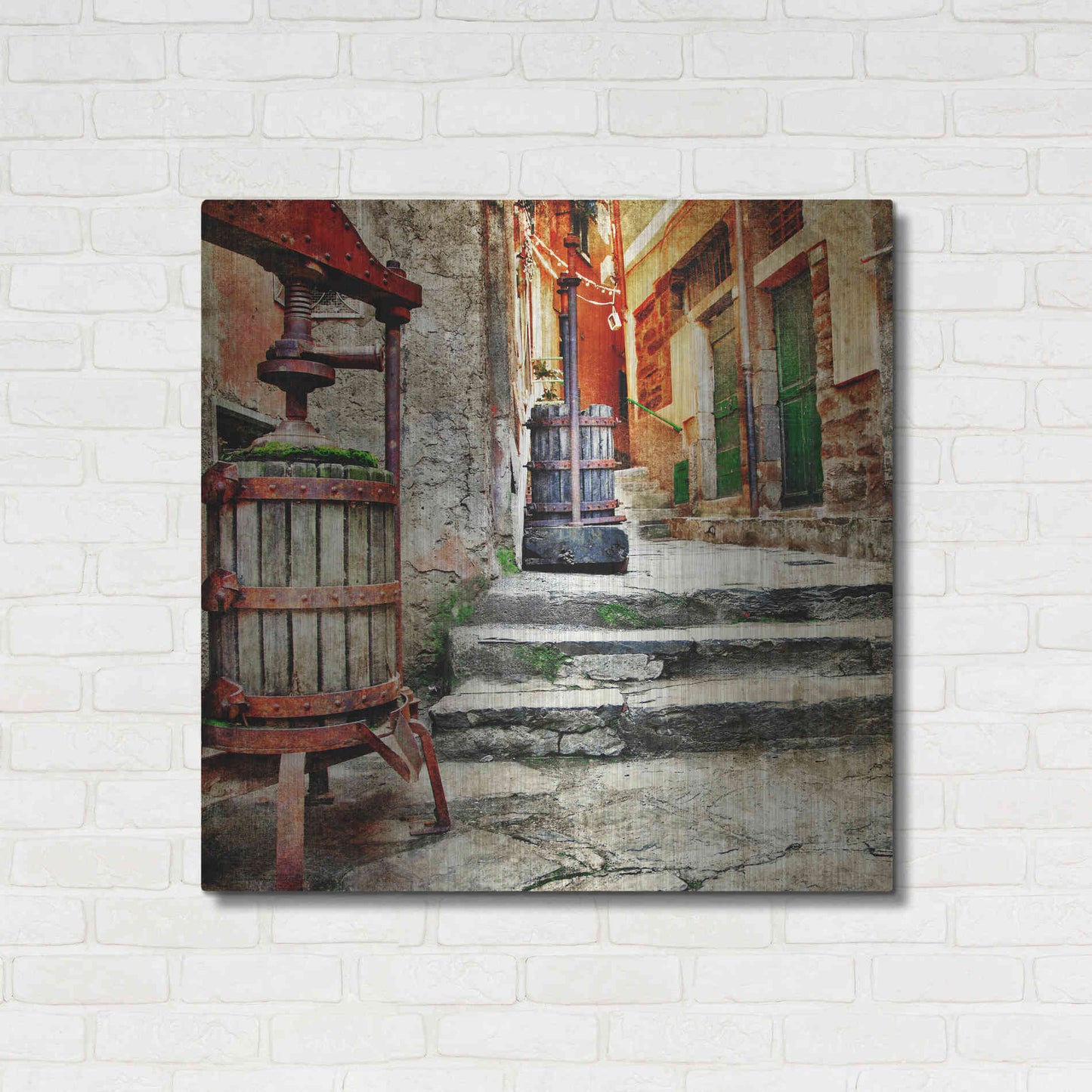 Luxe Metal Art 'Ciao Bella II' Metal Wall Art,36x36