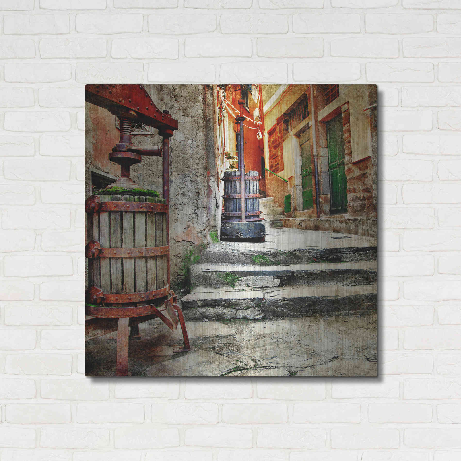 Luxe Metal Art 'Ciao Bella II' Metal Wall Art,36x36