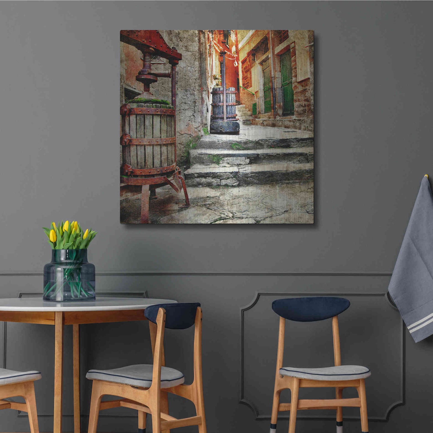 Luxe Metal Art 'Ciao Bella II' Metal Wall Art,36x36