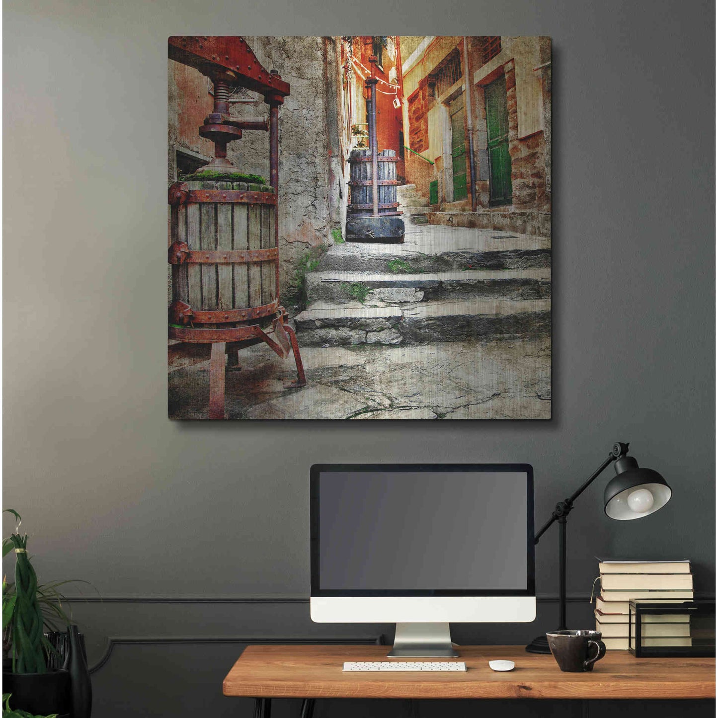 Luxe Metal Art 'Ciao Bella II' Metal Wall Art,36x36