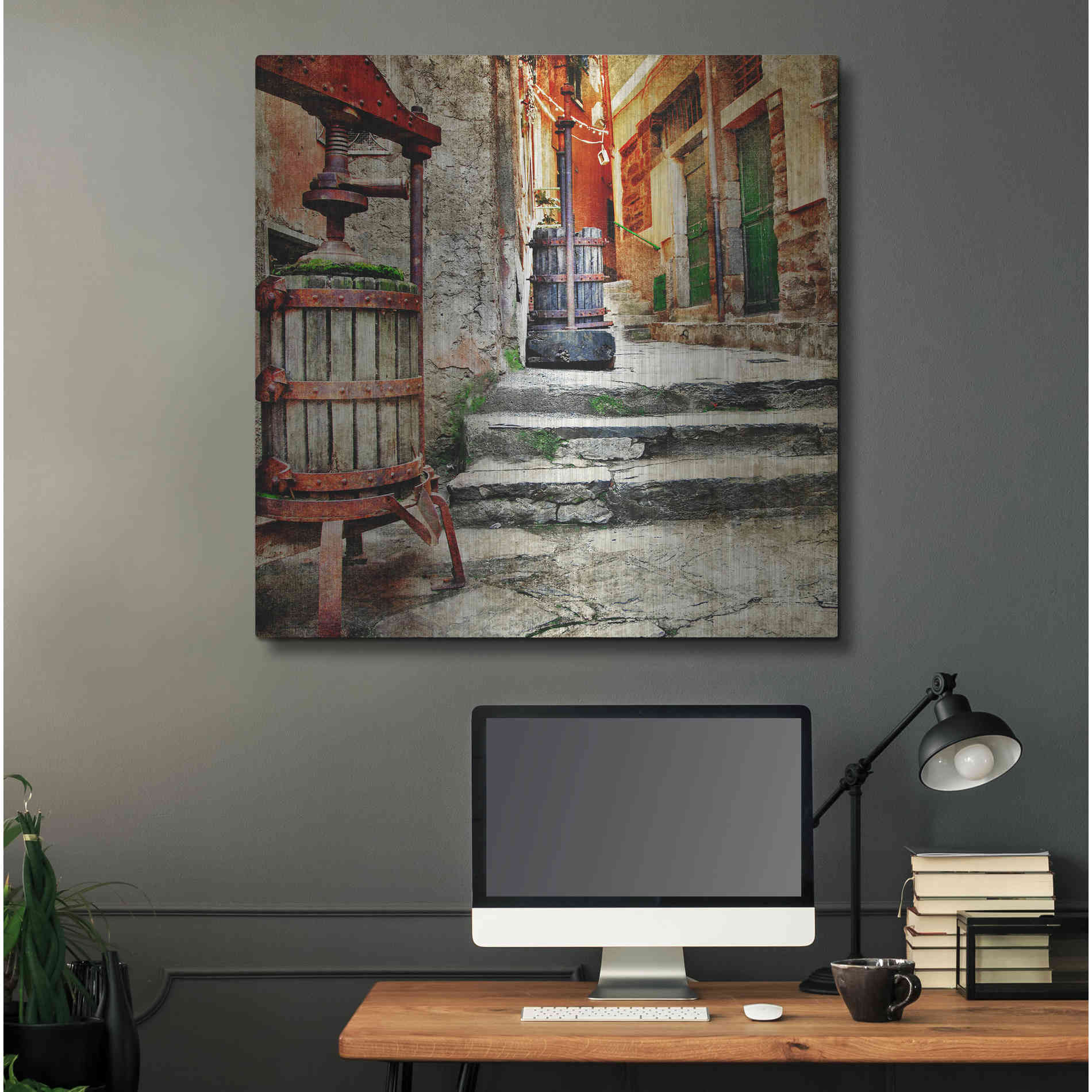 Luxe Metal Art 'Ciao Bella II' Metal Wall Art,36x36