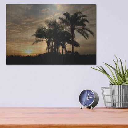 Luxe Metal Art 'Sunrise Experinemt' by Mike Jones, Metal Wall Art,16x12