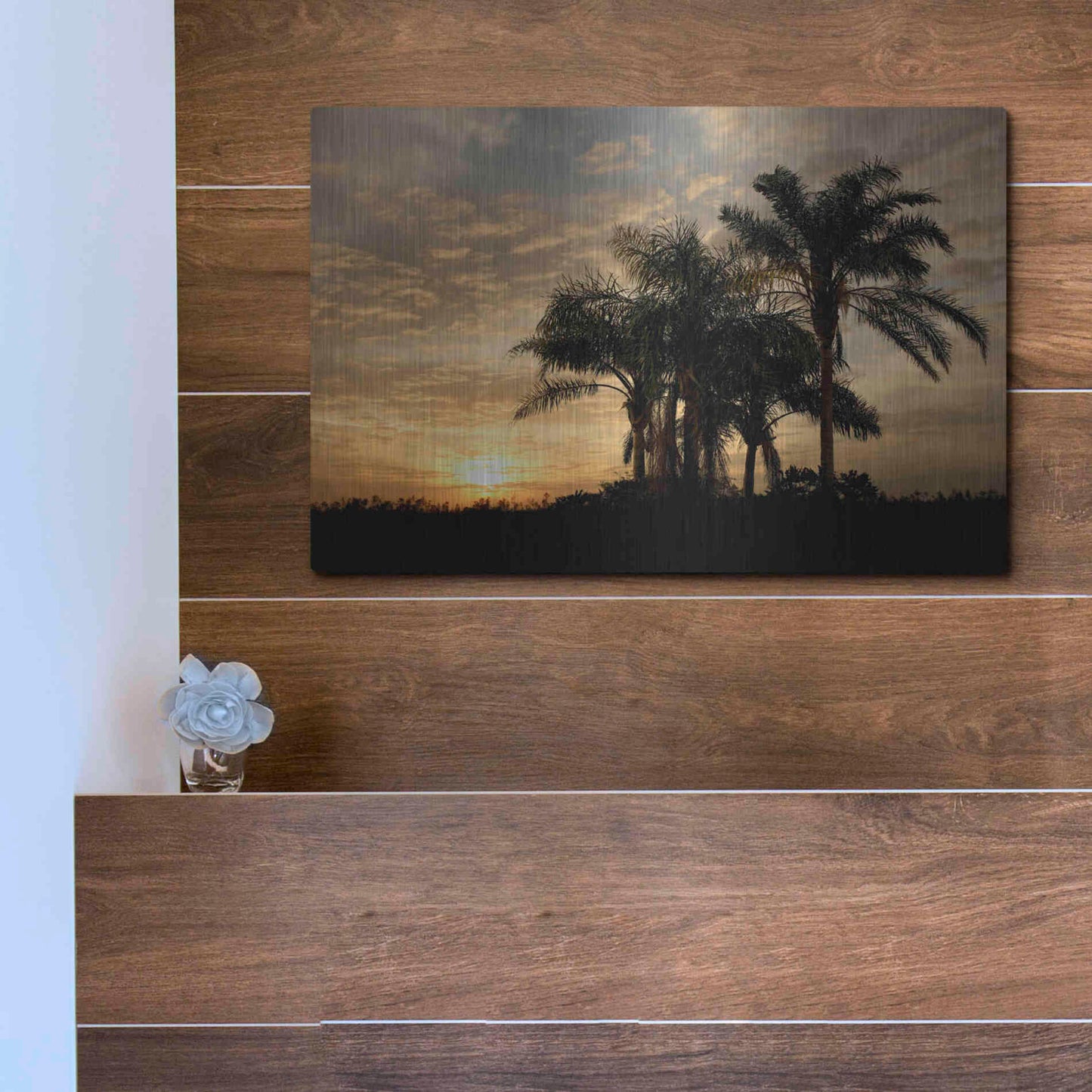 Luxe Metal Art 'Sunrise Experinemt' by Mike Jones, Metal Wall Art,16x12