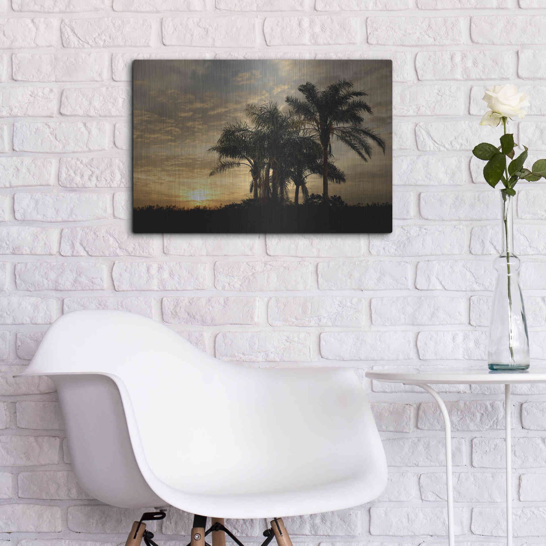 Luxe Metal Art 'Sunrise Experinemt' by Mike Jones, Metal Wall Art,24x16