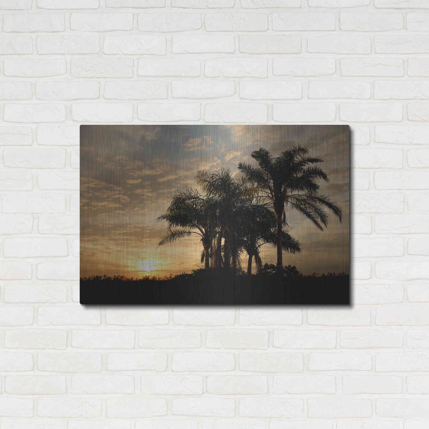 Luxe Metal Art 'Sunrise Experinemt' by Mike Jones, Metal Wall Art,36x24