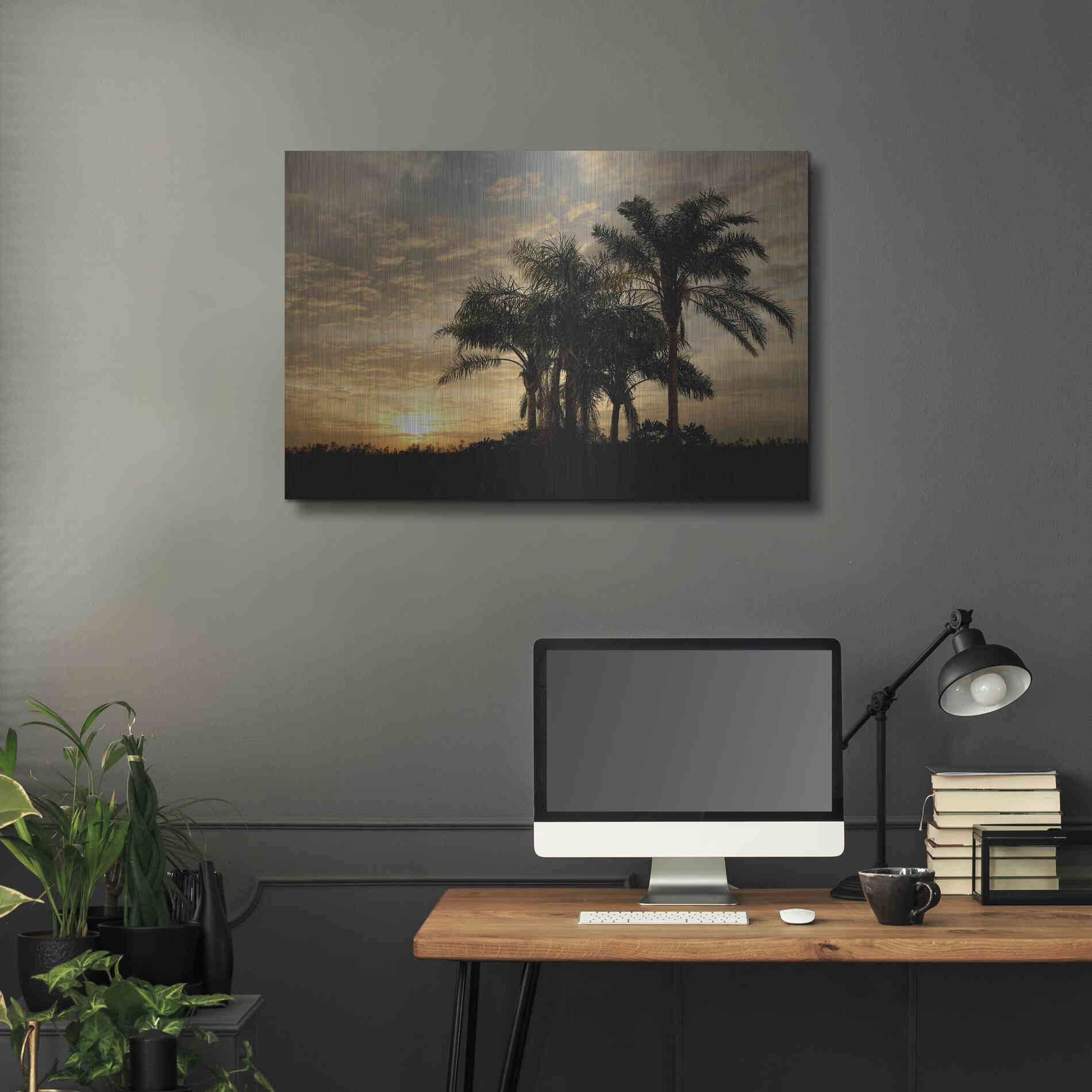 Luxe Metal Art 'Sunrise Experinemt' by Mike Jones, Metal Wall Art,36x24