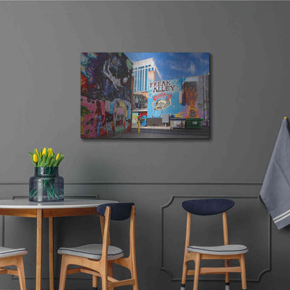 Luxe Metal Art 'Boise Freak Alley' by Mike Jones, Metal Wall Art,36x24