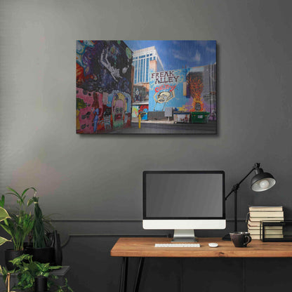 Luxe Metal Art 'Boise Freak Alley' by Mike Jones, Metal Wall Art,36x24