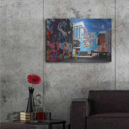 Luxe Metal Art 'Boise Freak Alley' by Mike Jones, Metal Wall Art,36x24