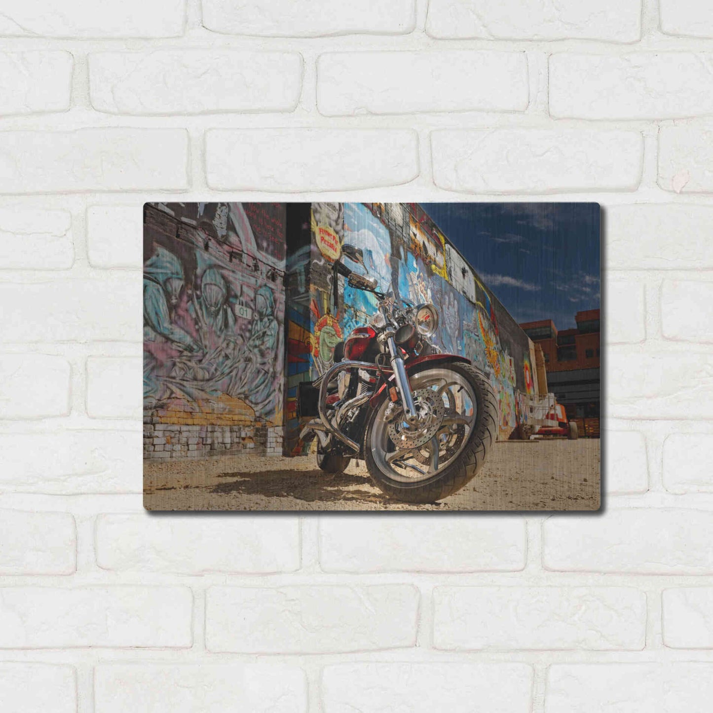 Luxe Metal Art 'Boise Freak Alley 2' by Mike Jones, Metal Wall Art,16x12