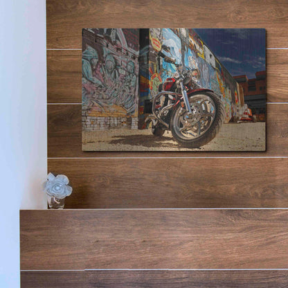 Luxe Metal Art 'Boise Freak Alley 2' by Mike Jones, Metal Wall Art,16x12