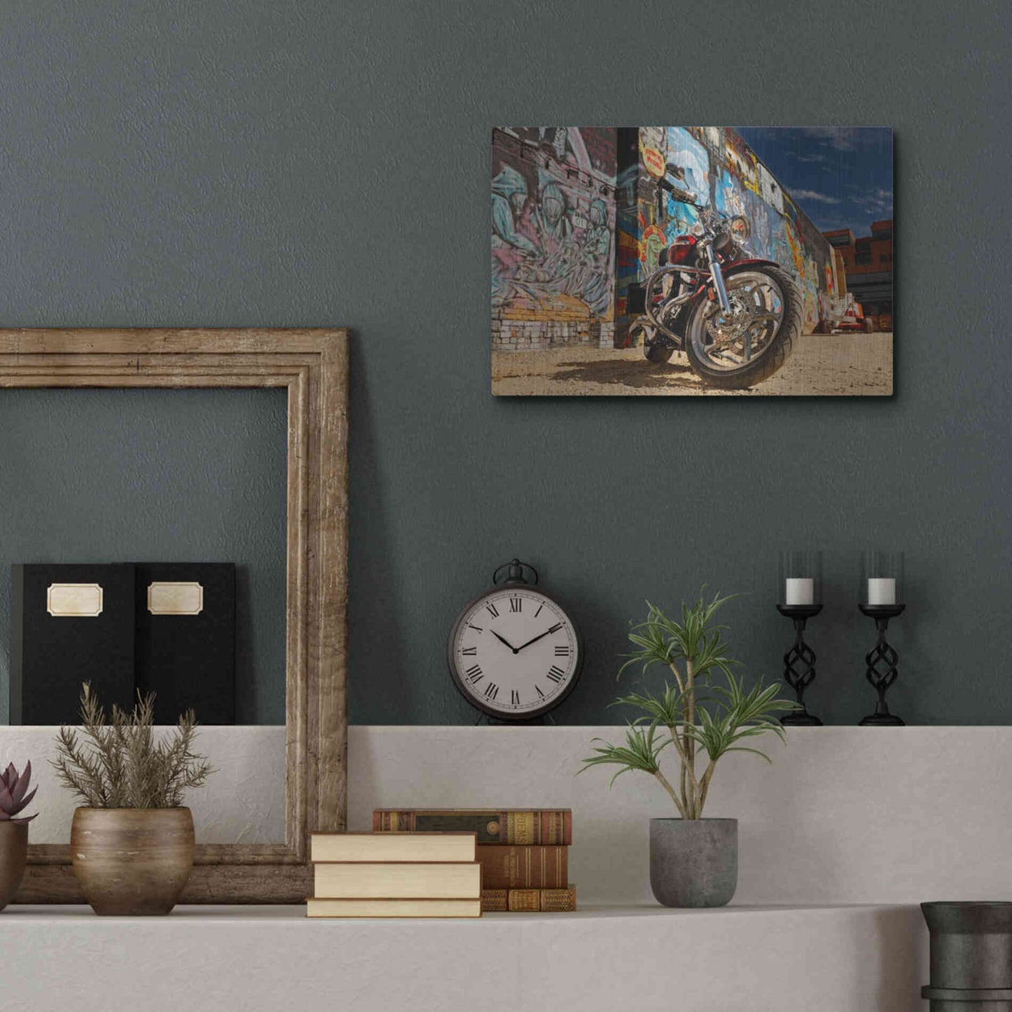 Luxe Metal Art 'Boise Freak Alley 2' by Mike Jones, Metal Wall Art,16x12