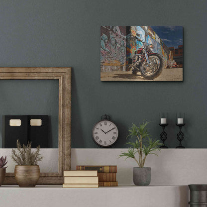 Luxe Metal Art 'Boise Freak Alley 2' by Mike Jones, Metal Wall Art,16x12