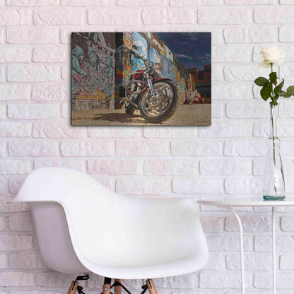 Luxe Metal Art 'Boise Freak Alley 2' by Mike Jones, Metal Wall Art,24x16