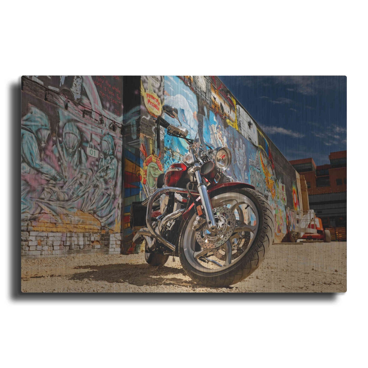 Luxe Metal Art 'Boise Freak Alley 2' by Mike Jones, Metal Wall Art