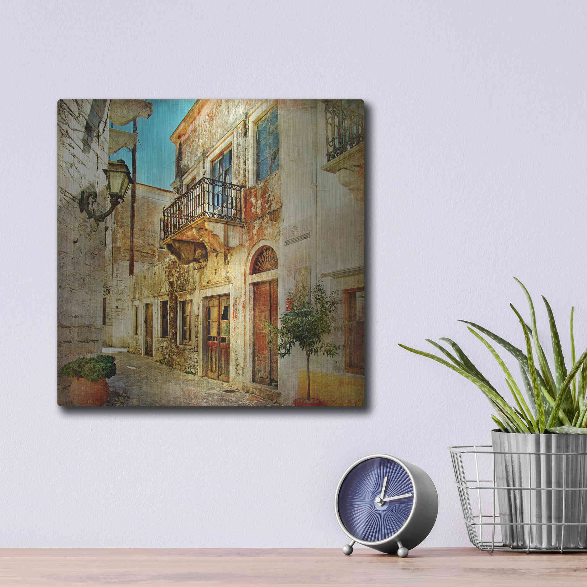 Luxe Metal Art 'Ciao Bella III' Metal Wall Art,12x12