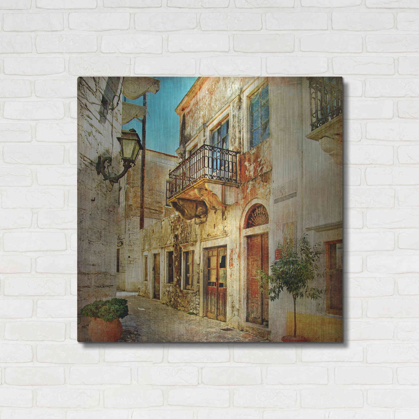 Luxe Metal Art 'Ciao Bella III' Metal Wall Art,36x36