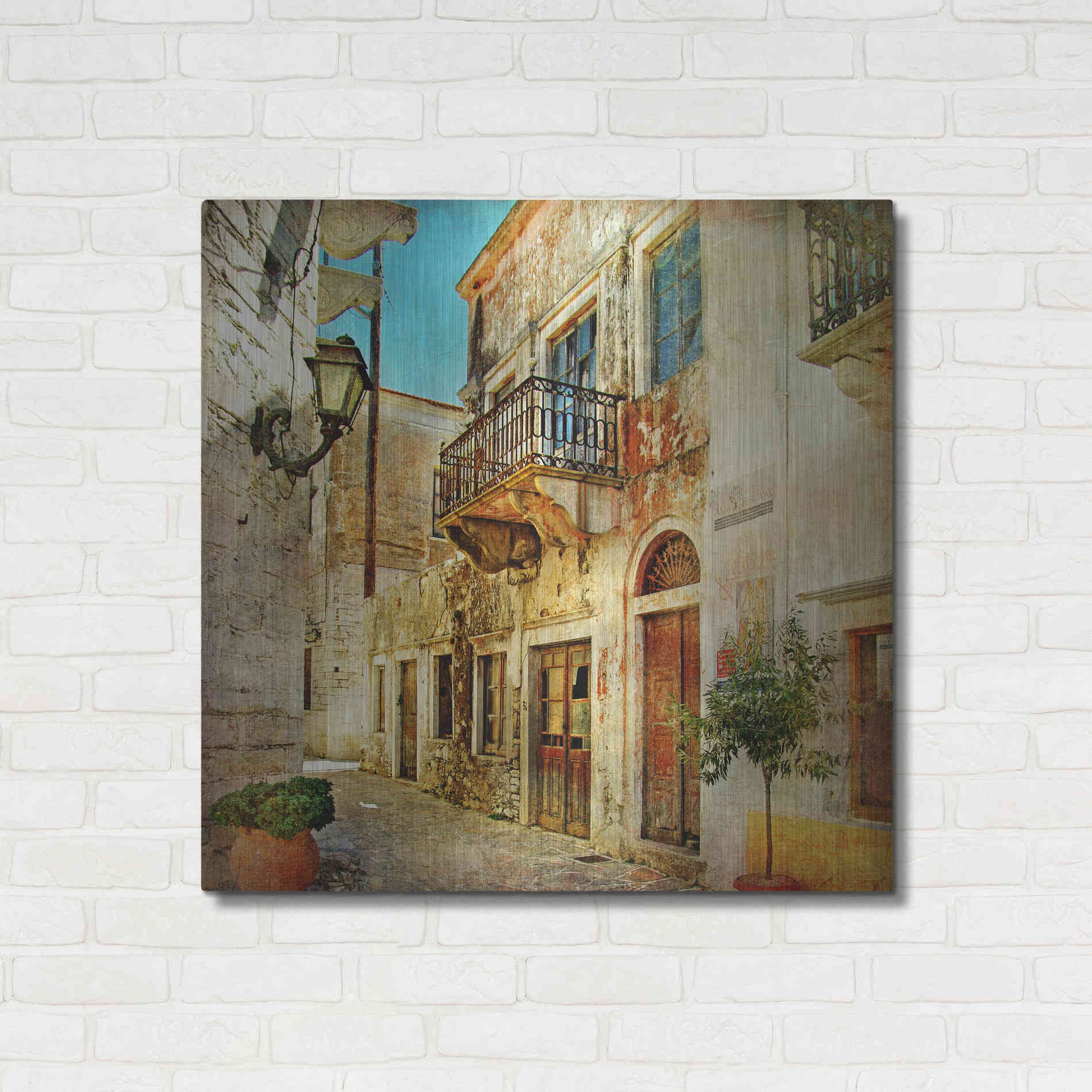 Luxe Metal Art 'Ciao Bella III' Metal Wall Art,36x36