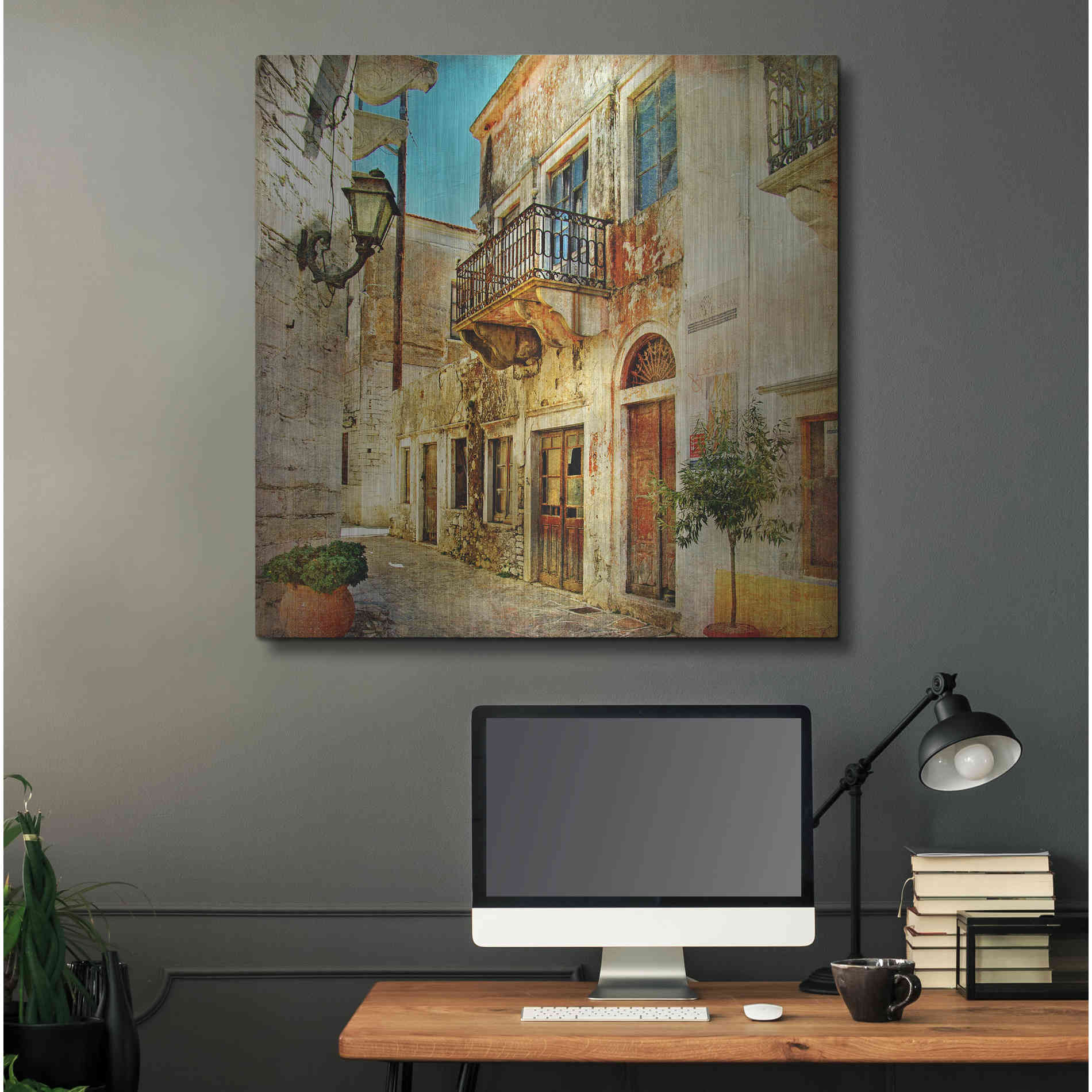 Luxe Metal Art 'Ciao Bella III' Metal Wall Art,36x36