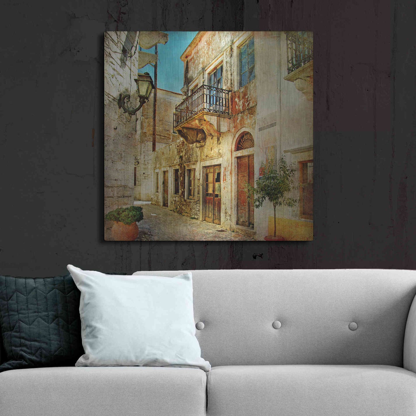 Luxe Metal Art 'Ciao Bella III' Metal Wall Art,36x36