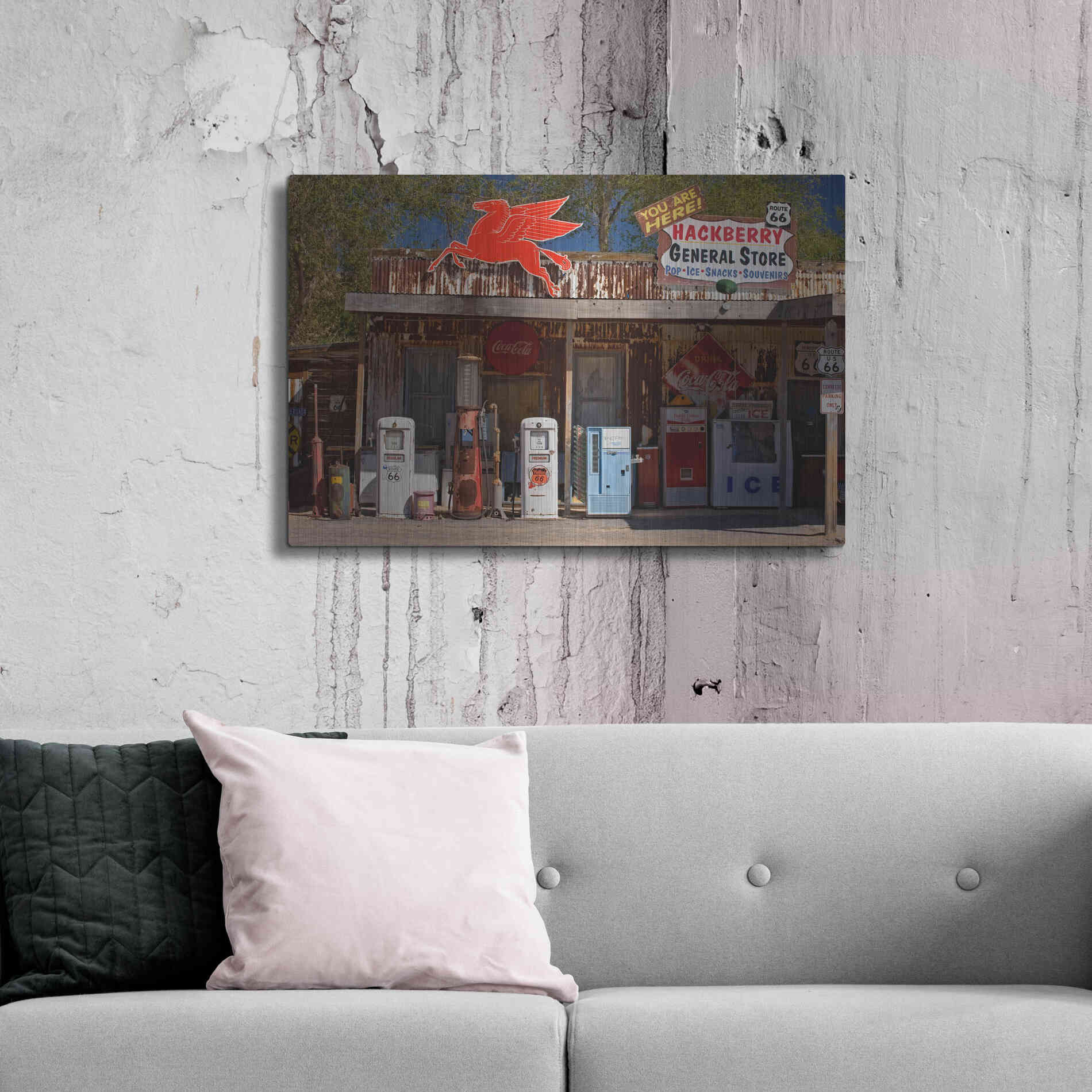 Luxe Metal Art 'Hackberry' by Mike Jones, Metal Wall Art,36x24