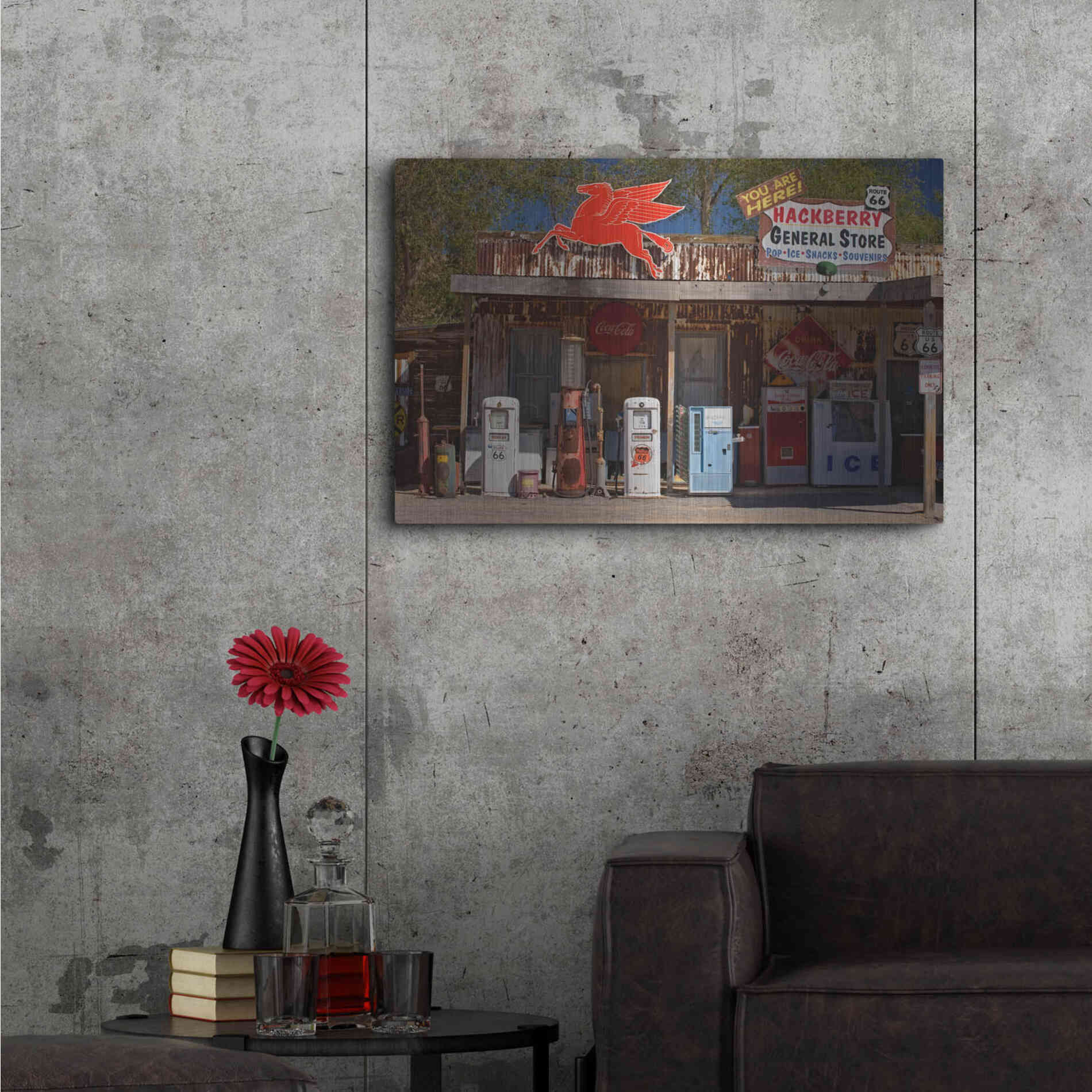 Luxe Metal Art 'Hackberry' by Mike Jones, Metal Wall Art,36x24