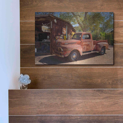 Luxe Metal Art 'Hackberry 2' by Mike Jones, Metal Wall Art,16x12