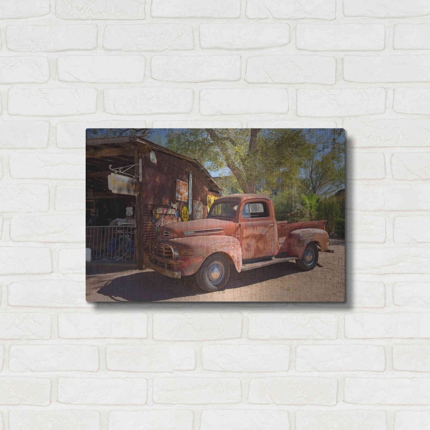 Luxe Metal Art 'Hackberry 2' by Mike Jones, Metal Wall Art,24x16
