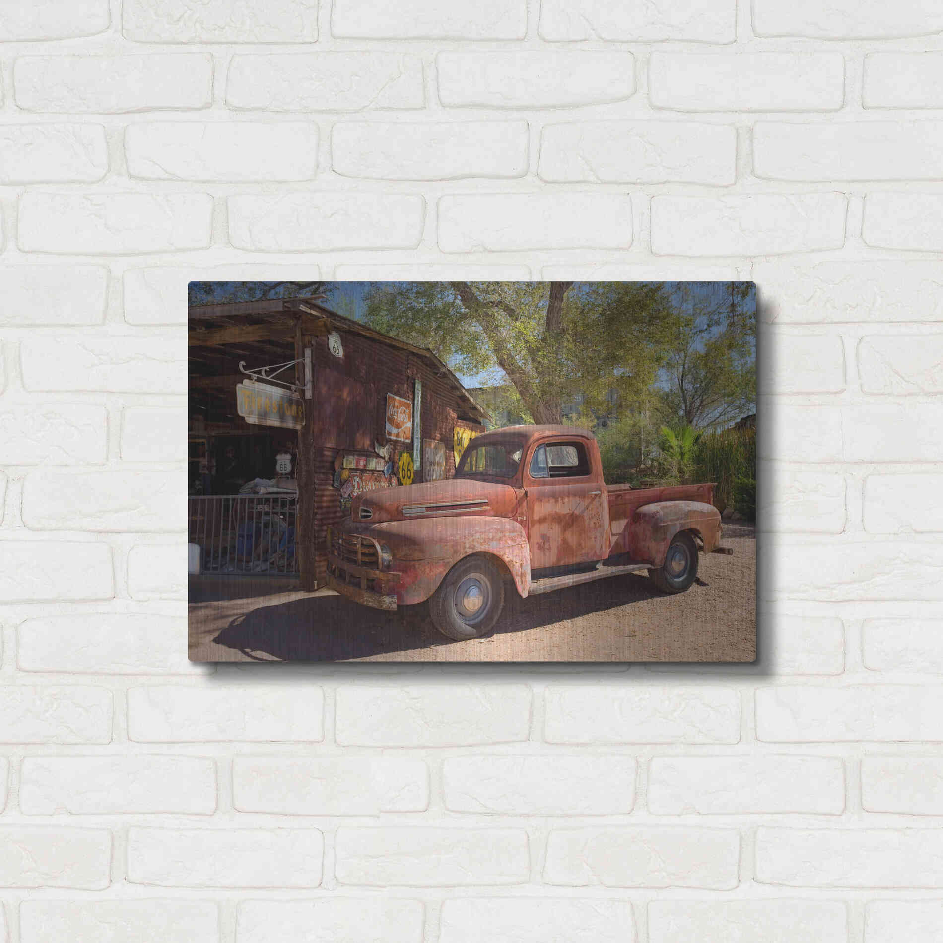 Luxe Metal Art 'Hackberry 2' by Mike Jones, Metal Wall Art,24x16