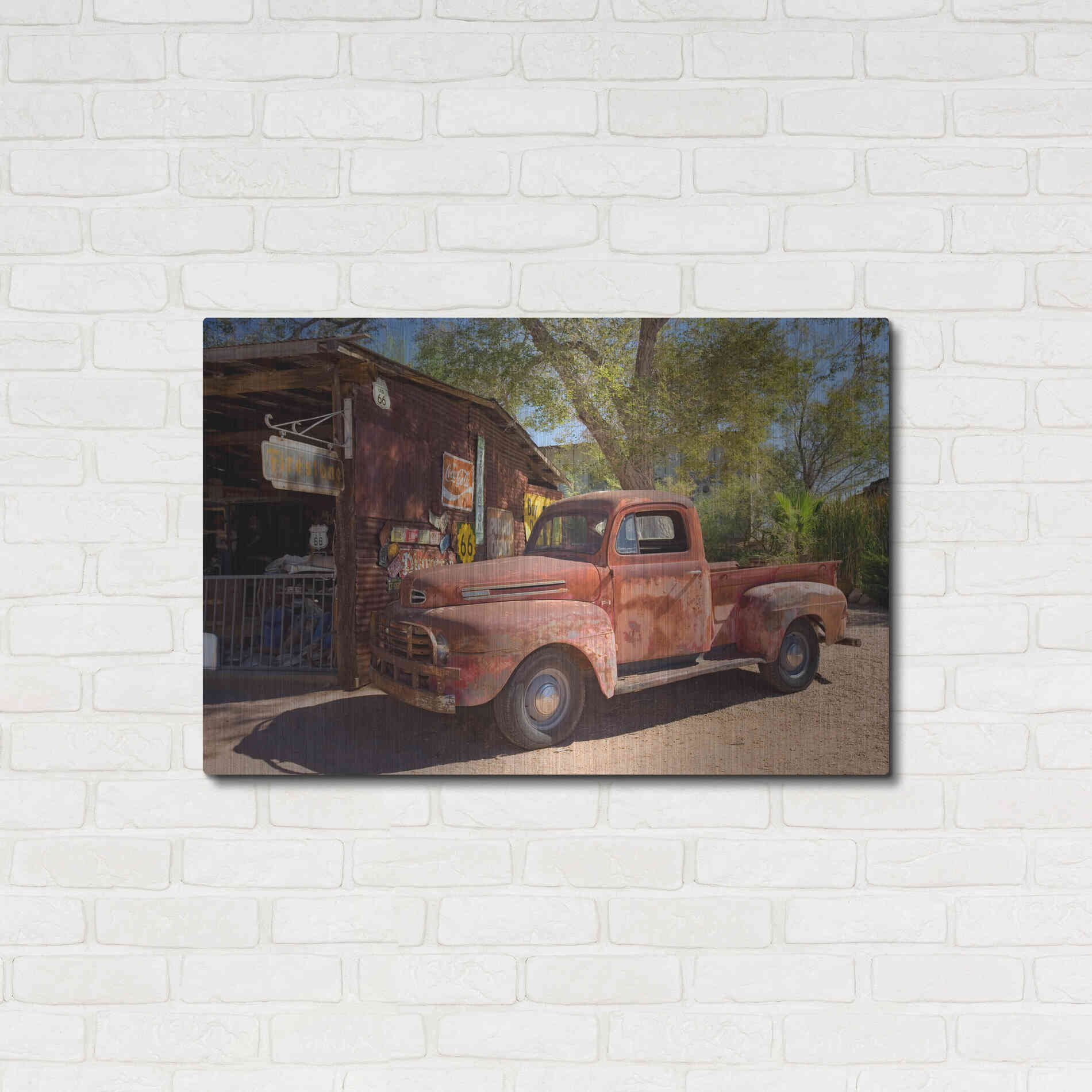 Luxe Metal Art 'Hackberry 2' by Mike Jones, Metal Wall Art,36x24