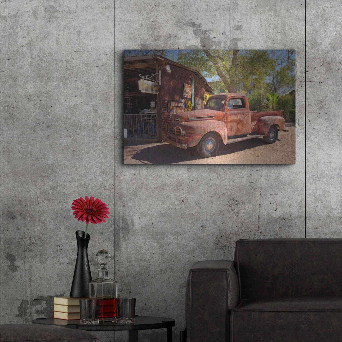 Luxe Metal Art 'Hackberry 2' by Mike Jones, Metal Wall Art,36x24