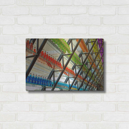 Luxe Metal Art 'OKC Pops Rt' by Mike Jones, Metal Wall Art,24x16