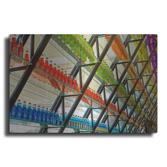 Luxe Metal Art 'OKC Pops Rt' by Mike Jones, Metal Wall Art