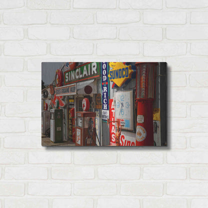 Luxe Metal Art 'Route 66 Cuba Missouri' by Mike Jones, Metal Wall Art,24x16