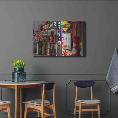 Luxe Metal Art 'Route 66 Cuba Missouri' by Mike Jones, Metal Wall Art,36x24