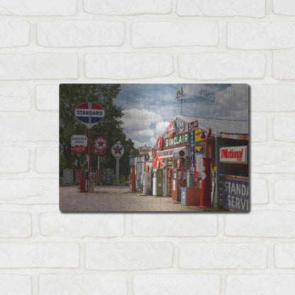 Luxe Metal Art 'Route 66 Cuba Missouri 2' by Mike Jones, Metal Wall Art,16x12