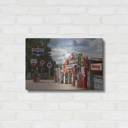 Luxe Metal Art 'Route 66 Cuba Missouri 2' by Mike Jones, Metal Wall Art,24x16