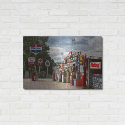 Luxe Metal Art 'Route 66 Cuba Missouri 2' by Mike Jones, Metal Wall Art,36x24