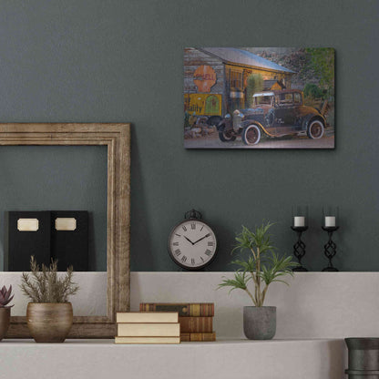 Luxe Metal Art 'Route 66 near Peach Springs' by Mike Jones, Metal Wall Art,16x12