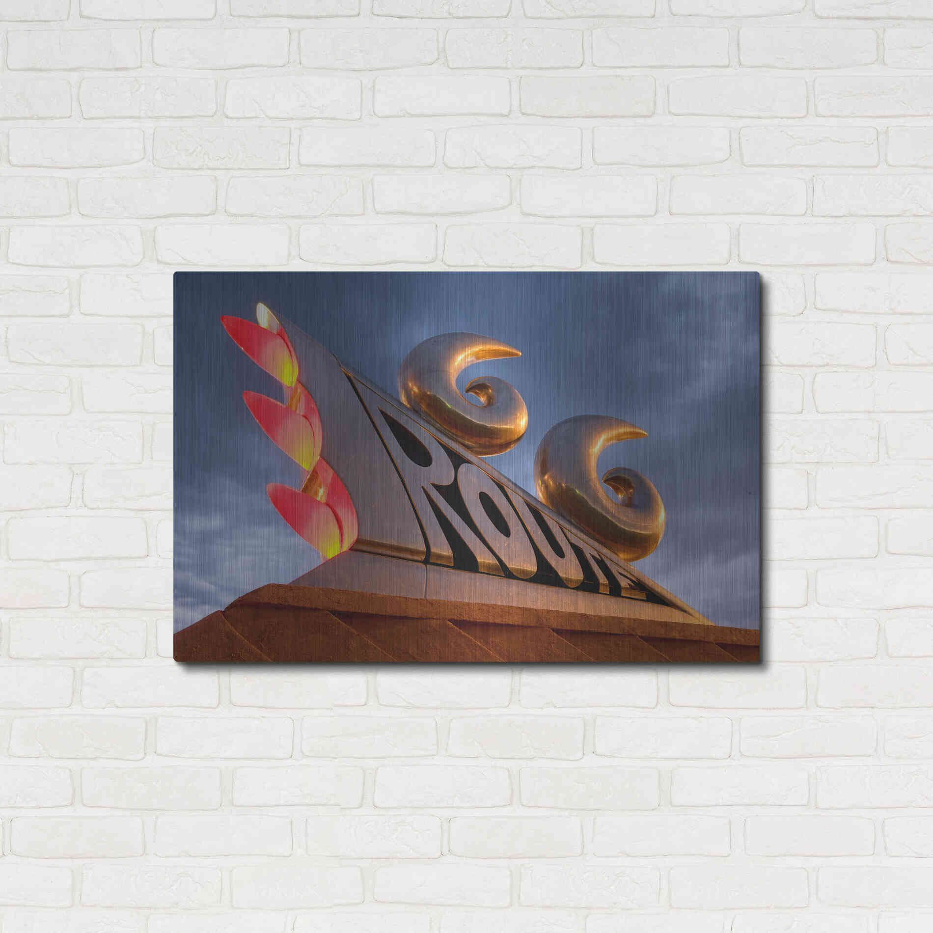 Luxe Metal Art 'Tucumcari Sculpture' by Mike Jones, Metal Wall Art,36x24