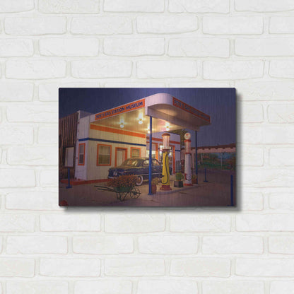 Luxe Metal Art 'Williams Pete's Museum' by Mike Jones, Metal Wall Art,24x16