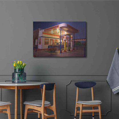 Luxe Metal Art 'Williams Pete's Museum' by Mike Jones, Metal Wall Art,36x24