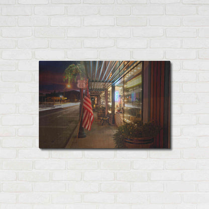 Luxe Metal Art 'Williams Rt Dusk' by Mike Jones, Metal Wall Art,36x24