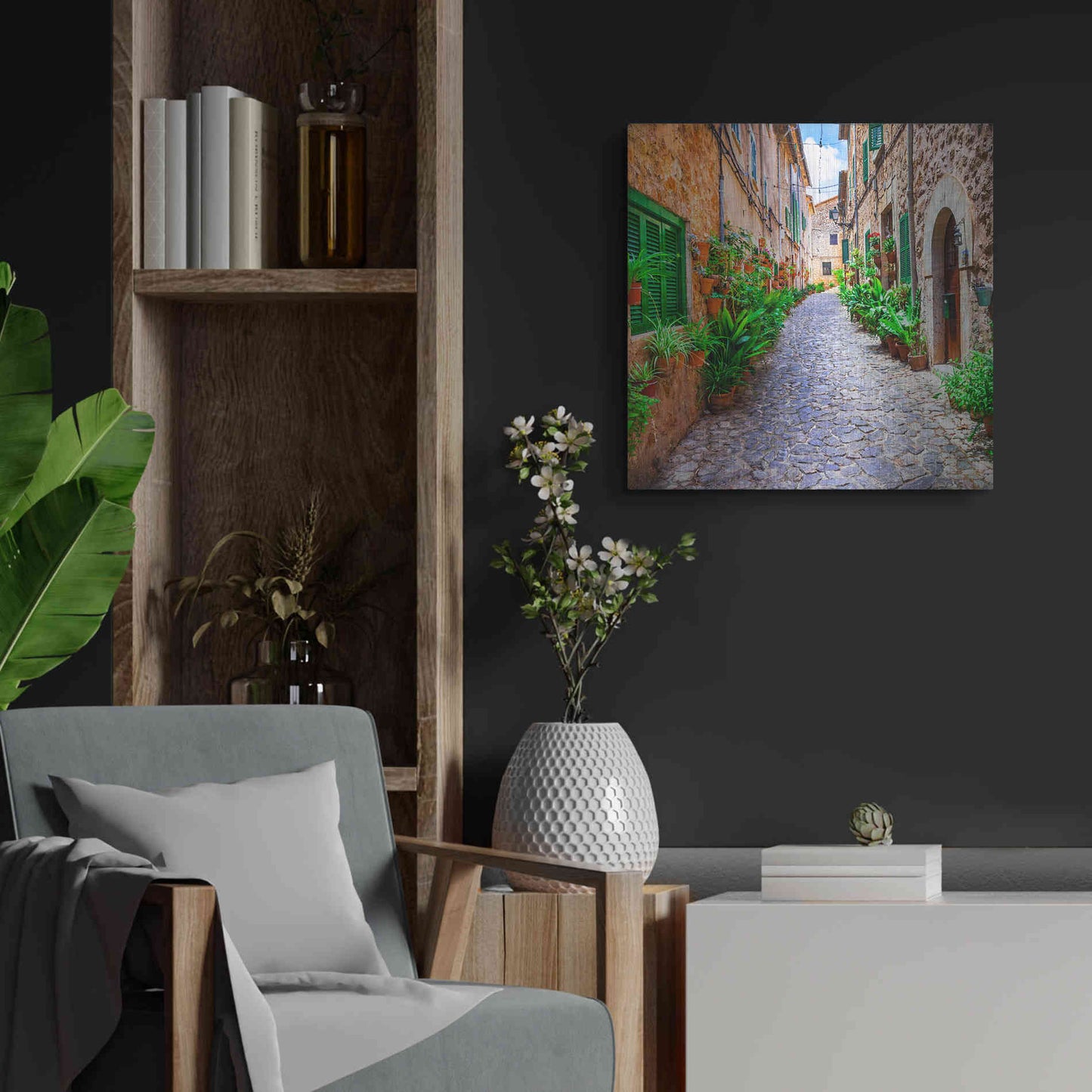 Luxe Metal Art 'Vecino I' Metal Wall Art,24x24